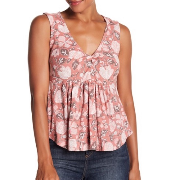 Lucky Brand Tops - Lucky Brand Knot Front Peplum
